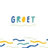 Vakantiegroet vrolijke golven 2