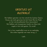 Vakantiekaart groetjes uit Australië fotocollage koala 3