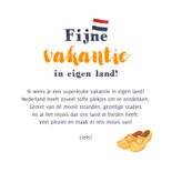 Vakantiekaart Nederland oost west thuis best Holland 3