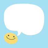 Vakantiekaart - Smiley op eiland 3