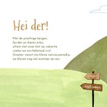 Vakantiekaartje groetjes uit Noorwegen kamperen tent 3