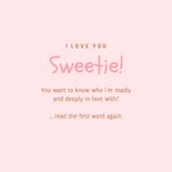 Valentijnsdag tompouce liefde you're so sweet 3