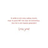 Valentijnskaart bever hot dam! 3