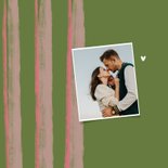 Valentijnskaart christelijke tekst strepen groen roze 2