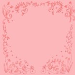 Valentijnskaart geschilderde hartjes en bloemen 2