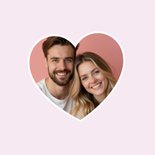 Valentijnskaart ik hou van jou met hartjes als stipjes 2