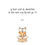 Valentijnskaart kitten ik vind jou poeslief 3