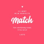 Valentijnskaart liefde rechts swipen online match 3
