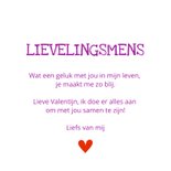 Valentijnskaart met een paar sokken 3