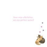 Valentijnskaart purrfect together 3