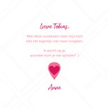 Valentijnskaart routekaart naar mijn hart 3