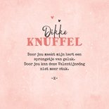 Valentijnskaart teddybeer hartjes i love you fijne valentijn 3