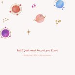 Valentijnskaart you are my universe 2