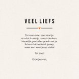 Veel liefs wenskaart met vlinder - Nationaal MS Fonds 3