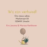 Verhuiskaart Citroen CV geel 3