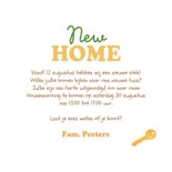 Verhuiskaart new home nieuw stekkie verhuisbericht sleutel 3