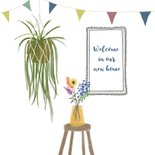 Verhuiskaart Samenwonen Huis met hartjes 2