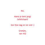 Verjaardag grappig gefelicitaart 3