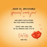 Verjaardag kus ballonnen felicitatie 3