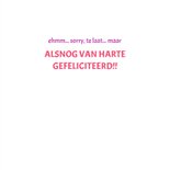 Verjaardag Loeki met de handen in het haar - A 3