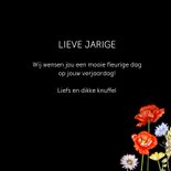 Verjaardag veldbloemen 3