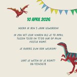  Verjaardagsfeestje dino-mite dinosaurus jungle stoer 3
