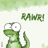 Verjaardagsfelicitatie dino rawr fijne verjaardag 2