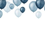 Verjaardagskaart ballonnen confetti beste vriend jarig 2