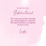 Verjaardagskaart ballonnen glitter 3