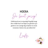 Verjaardagskaart bijtjes en bloemen 3