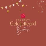 Verjaardagskaart birthday beauty met aanpasbare haarkleur  2