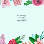 Verjaardagskaart bloemen bijzonder 3