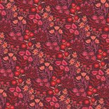 Verjaardagskaart bloemenpatroon met goud en paars 2