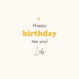 Verjaardagskaart bubble tea taart humor birthday 3