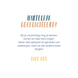 Verjaardagskaart cadeautjes hip modern illustratie 3