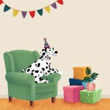 Verjaardagskaart - Dalmatiër viert een verjaardag 2