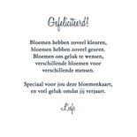 Verjaardagskaart een kleurrijke bloemenpracht 3