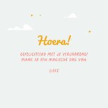 Verjaardagskaart eenhoorn kleine prinses meisje magisch 3