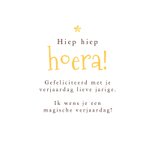 Verjaardagskaart fee magisch lief prinses meisje 3