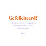 Verjaardagskaart felicitatie sunshine vrolijke kleuren 3