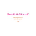 Verjaardagskaart felicitatie vrouw strand zomer zonnebril  3