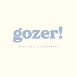 Verjaardagskaart gozer gefeli in blauw 2