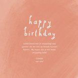 Verjaardagskaart happy birthday ballon met confetti 3