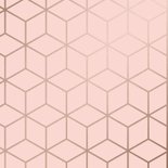 Verjaardagskaart Happy Birthday geometrisch patroon roze 2