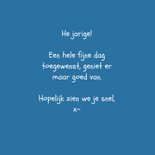 Verjaardagskaart 'hek jou al gefeliciteerd?' 3