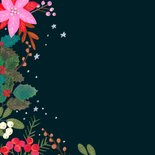 Verjaardagskaart heldere felle kleuren winter kerst 2