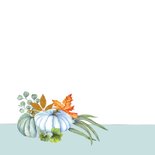 Verjaardagskaart herfst kalebas 2