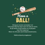 Verjaardagskaart honkbal sport stoer sportief 3