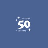Verjaardagskaart humor 50 is maar een getal blauw 2