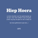 Verjaardagskaart humor 50 is maar een getal blauw 3